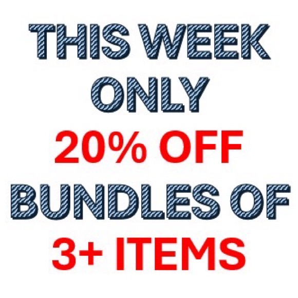 Bundle 3 Or More Items And You Get 20% Off